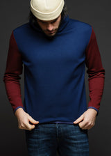Tommy hoodie blue bordeaux