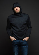 Tommy hoodie grey mélange