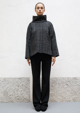 Box wool coat
