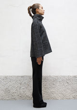 Box wool coat