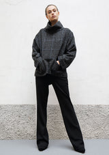 Box wool coat