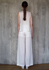 Flared nettle trousers