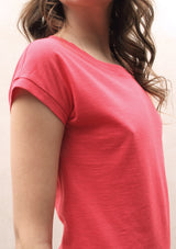 Round neck  jersey top
