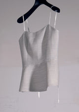 Strap plissé top