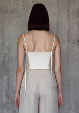 Strap plissé top