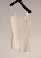 Strap plissé top