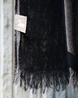 Air cashmere stole black nero