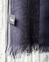 Air cashmere stole navy blue