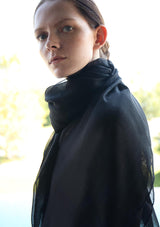 Air cashmere stole black