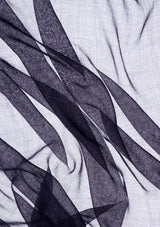 Air cashmere stole navy blue