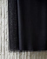 Air cashmere stole black nero