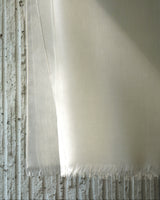 Air cashmere stole off-white ivory bianco