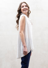 Balloon white linen shirts