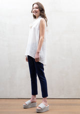 Balloon white linen shirts