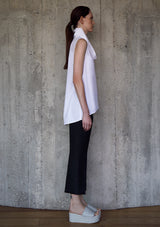 Balloon white cotton shirts