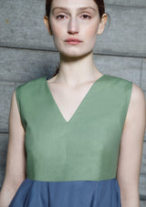 Bi organic cotton peplum top