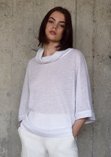 Box nettle jersey jumper