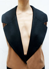 Boy cashmere half coat