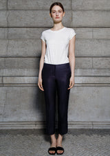 Cuff bamboo trousers