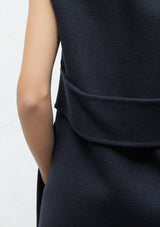 Double wool gilet