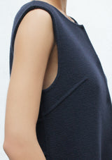 Double wool gilet