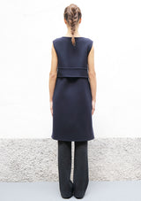 Double wool gilet