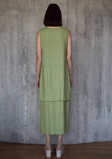 Double long dress