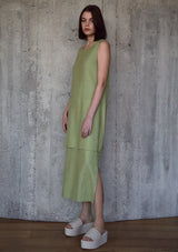 Double long dress