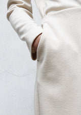 Flared cropped jersey trousers
