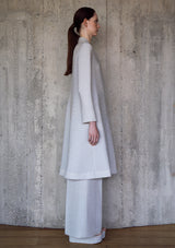 Han plissé trench coat