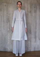 Han plissé trench coat