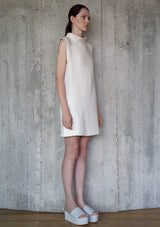 High collar shirts dress