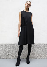 Knot wool jersey dress