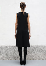 Knot wool jersey dress