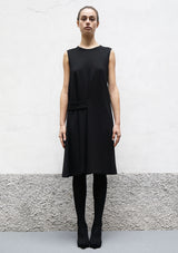 Knot wool jersey dress