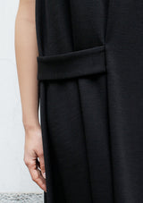 Knot wool jersey dress
