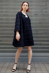 leather-strap-fringe-navy-blue-dress
