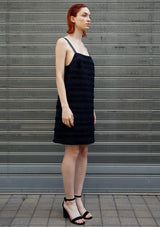 leather-strap-fringe-navy-blue-dress