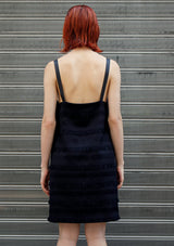 leather-strap-fringe-navy-blue-dress