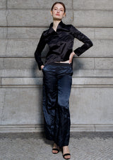 Plat lurex trousers