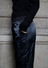 Plat lurex trousers