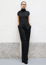Plat jersey trousers