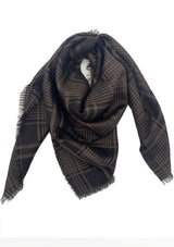 Air scarf | Brown check