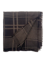 Air scarf | Brown check