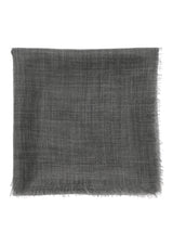 Air cashmere voil scarf grey