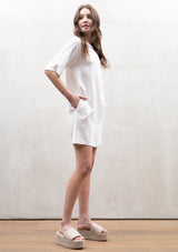 JunoMilano-rib-linen-ivory-dress