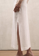 JunoMilano-Rib-Linen-ivory-dress