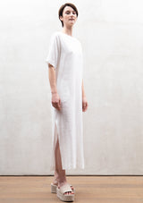 JunoMilano-Rib-Linen-ivory-dress