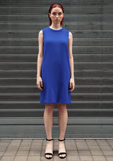 round-neck-wool-electricblue-dress