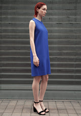 round-neck-wool-electricblue-dress